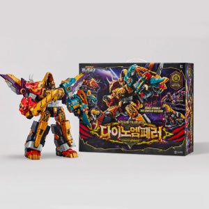 미니특공대7 다이노엠페러 5단 합체공룡 로봇 변신 남자 어린이 장난감