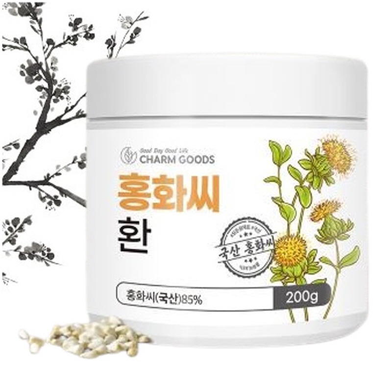 홍화씨환 두충 우슬 뼈건강 리놀렌산 <b>심혈관</b> <b>비타민</b>E 200G