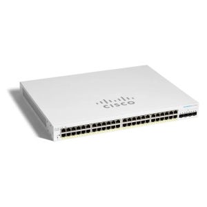 시스코 48포트 PoE 스위칭허브 PoE(382W) 4SFP+ CBS220-48P-4X