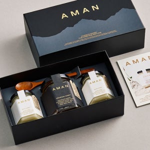 아만 답례품 꿀선물 3개입 선물세트