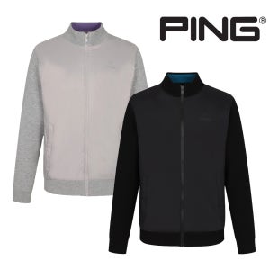 핑 골프웨어 남성 골프 집업 니트 가디건 시보리 자켓 D3SD201