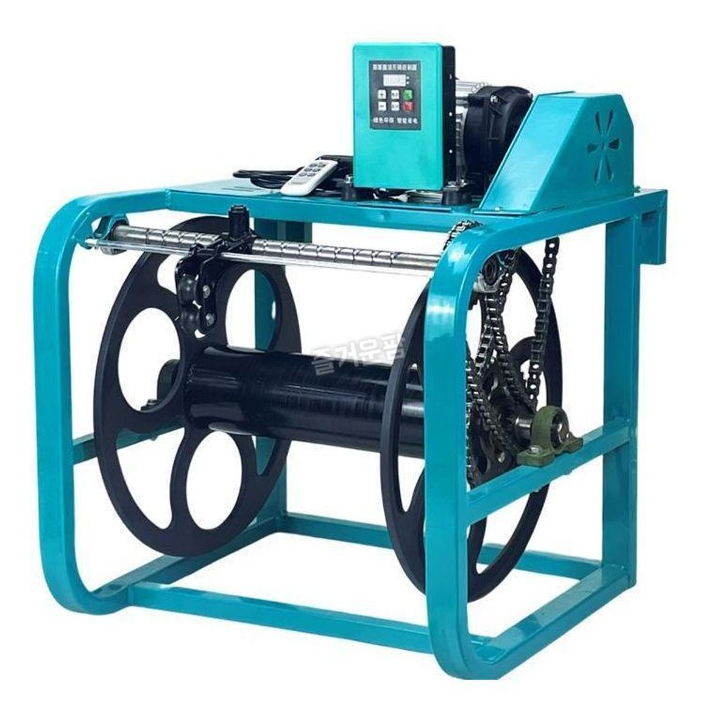 농업용 호스릴 자동 <b>감기</b>기 양방향 이동식 카트 풀기 농약