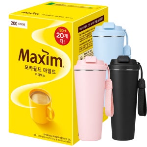 맥심 모카골드 커피믹스 200T+스트랩텀블러