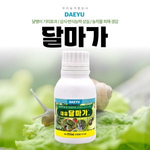 대유 달마가 250ml 충해관리용 유기농업자재 동백나무종실추출물 우리농약종묘사