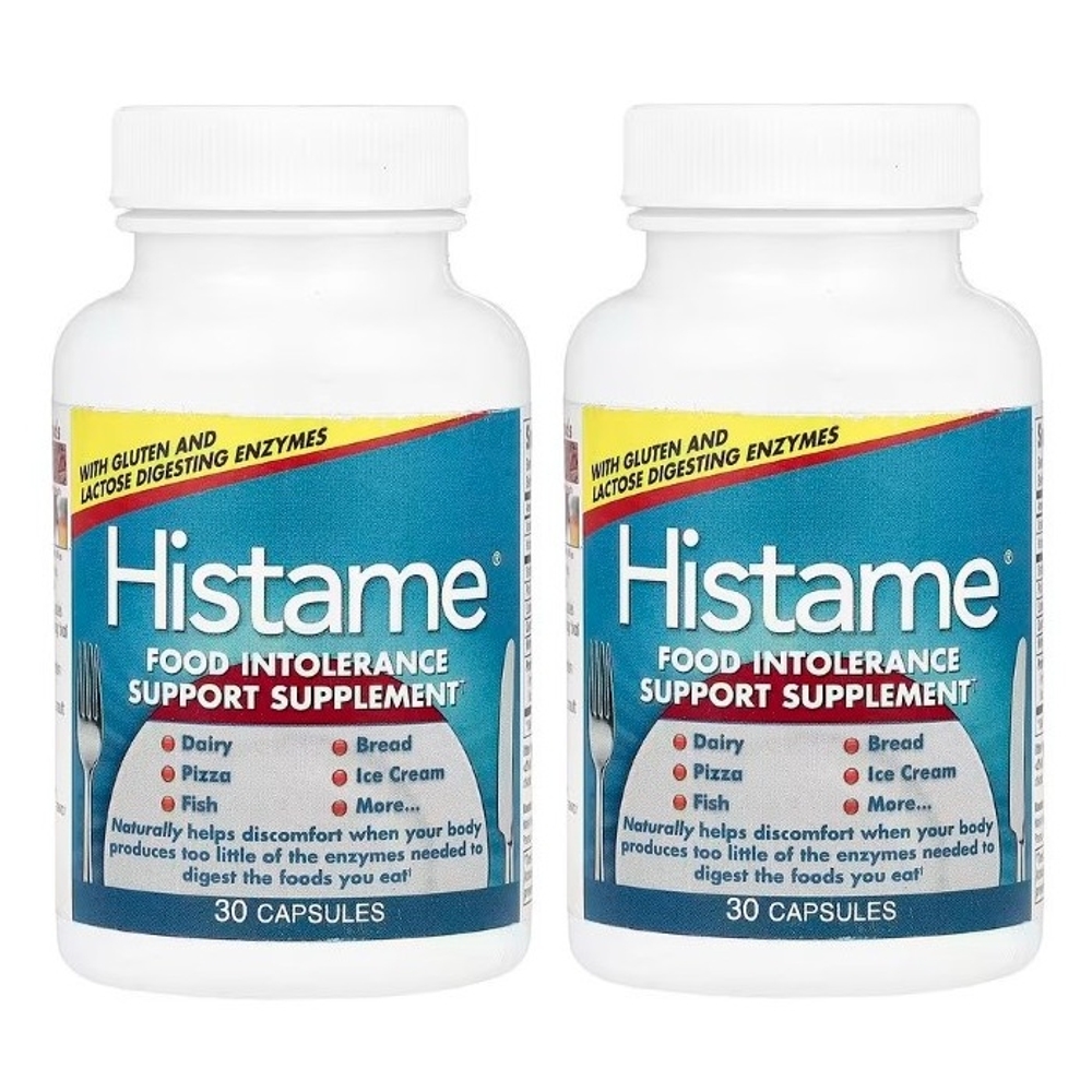 네츄럴리비타민스 <b>히스테임</b> 푸드 인톨러런스 써포트 캡슐 30정 소화효소 2개