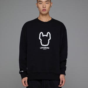 라독 오버핏 기모 맨투맨