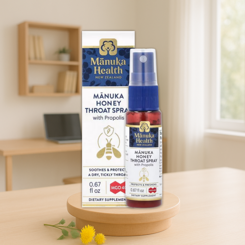 마누카헬스 마누카꿀 MGO400+ <b>프로폴리스 목 스프레이 20ml</b>, 1개