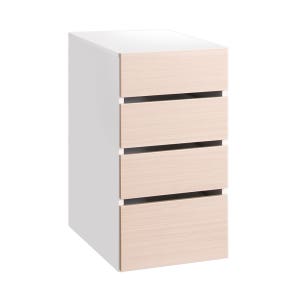 E0자재 책상 보조 서랍장 메이플 (SR8945)