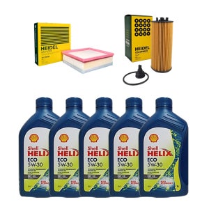 혼다 시빅 1.8 2.0 (쉘 ECO 5W30 5L+오일필터+에어크리너) 엔진오일