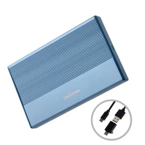 UNICORN HDD-800VA 외장하드 (AS 1년 500GB HDD 포함) USB3.2 C타입