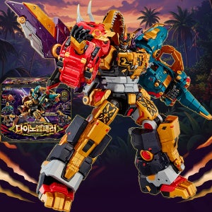 최강공룡 미니특공대 다이노엠페러 변신 5단 합체 로봇 장난감 크리스마 조카 생일 선물