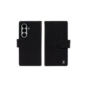 S2B 엡피 다이어리 사피아노 가죽 카드 수납 지갑 케이스 블랙, 갤럭시Z 폴드7