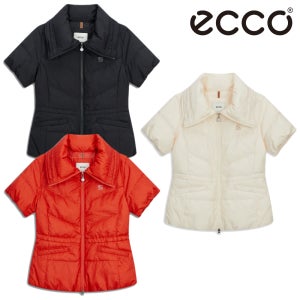 에코 골프 어패럴 여성 골프웨어 반팔 구스 다운 자켓 경량 패딩 점퍼 RDCJK2007