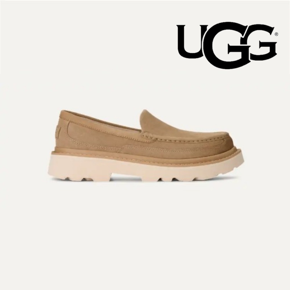 UGG 미국 어그 남성 아스콧 러그 머스타드 시드 방한 털 로퍼 모카신