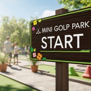 아트앤나무 방향 표지판 안내판 나무간판 이정표 H420