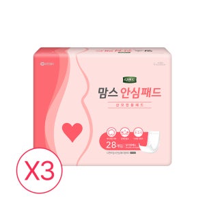 디펜드 맘스안심 임산부용 산모 패드 20X53, 28개입, 3팩