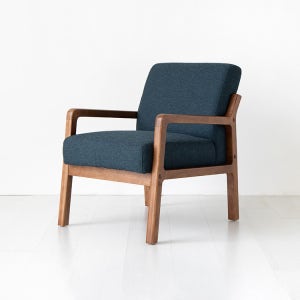 데니쉬 패브릭 소파 1인 네이비, 8770.4138