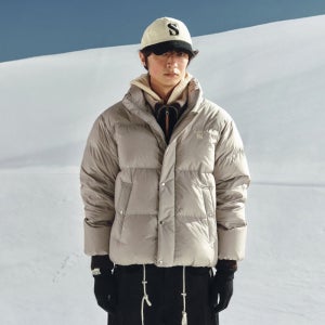 [라이즈PICK] 로렌 푸퍼 덕 다운 패딩 그레이