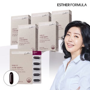 [국민영양] 여에스더 코큐텐 컴플렉스 (혈압 감소·항산화 코엔자임Q10) 30캡슐, 6개