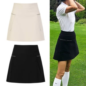 SNP골프 여성 컴포트 라운딩 지퍼 골프 스커트