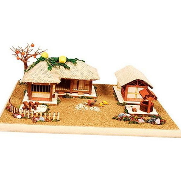 한국식 초가집 디오라마 만들기 디오라마 키트 건축 모형