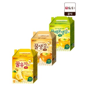 담터 꿀유자차 꿀생강차 꿀레몬생강차 포션 15개입 (3종 택1)