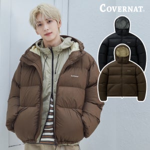 커버낫 패딩 수빈 씨빅 숏패딩 푸퍼 남녀공용 덕다운 RDS