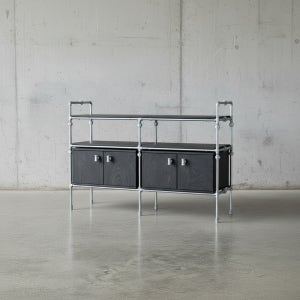 [아펜즈]호텔로비 거실 카페 콘솔장 미드센츄리 모던 가구 모듈수납 거실장(특허가구)