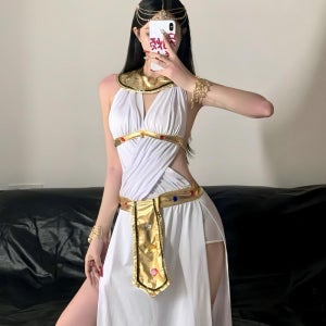 섹시 알라딘 여신 코스프레 이집트 무용의상 벨리댄스 의상 세트