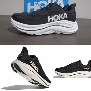 호카 클리프턴 10 1162030-BWHT 남성 런닝화 마라톤화 조깅화 쿠션 경량화 안정감