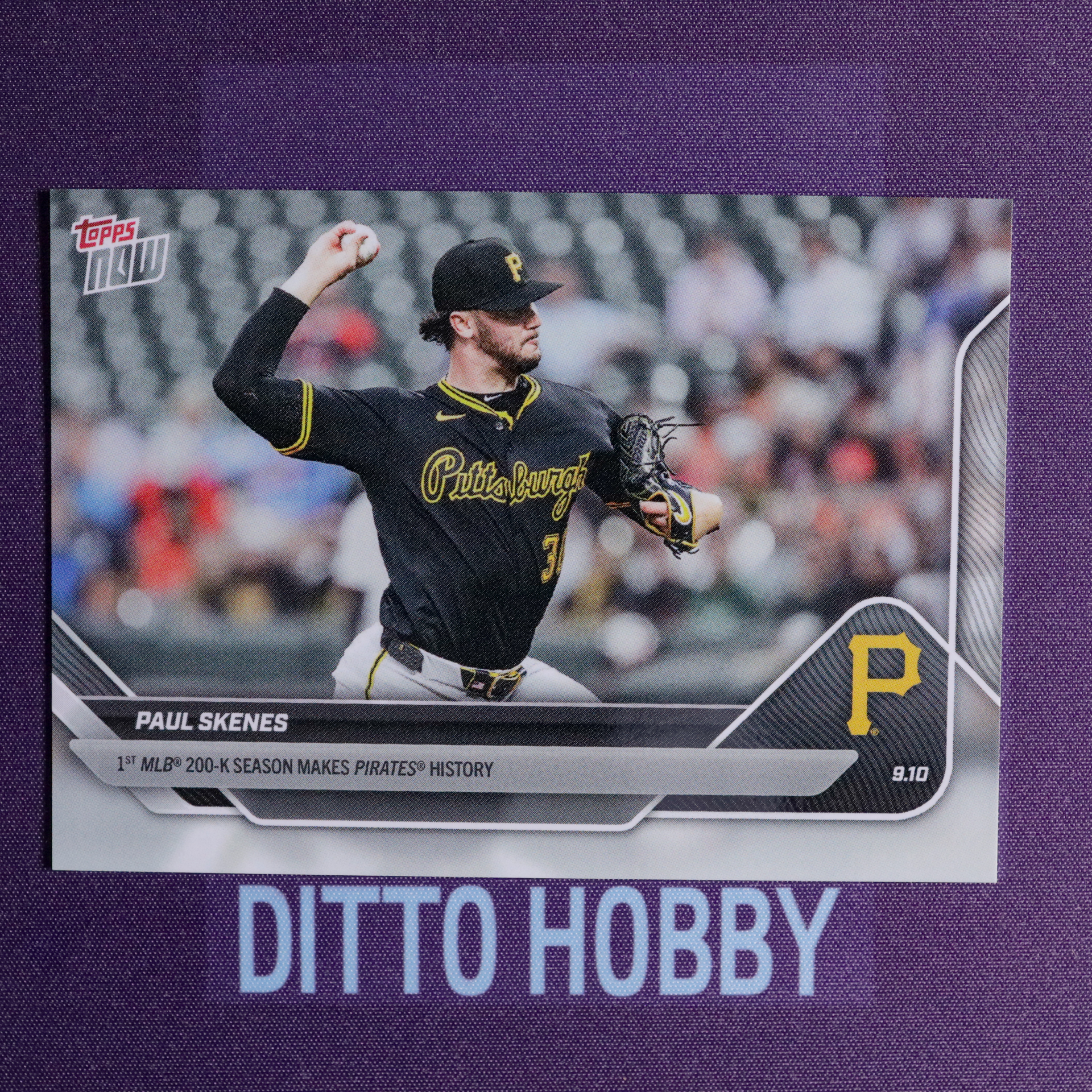 폴 스킨스 피츠버그 파이어리츠 2025.9.10. MLB 탑스 나우 야구카드 TOPPS NOW 스포츠카드