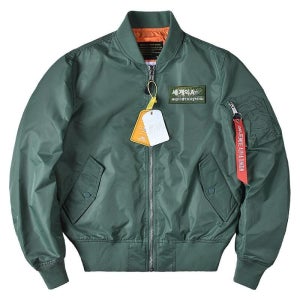 남성 항공점퍼 블루종 야구잠바 항공 미군 봄가을