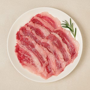 생차돌박이 슬라이스 차돌박이 구이용 2등급, 200g, 2개