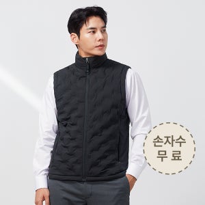 남성 경량 패딩조끼 겨울 웰론 단체복 KSK265