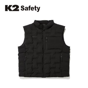 케이투세이프티 하이브리드발열베스트2 BK 발열조끼 발열패드내장 온도조절 겨울조끼 기능성
