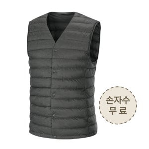 다운 보카시 V넥 경량 조끼 DW-931 경량패딩조끼 겨울 작업복 단체 근무복 오리털 패딩 방한 회사 자수무료