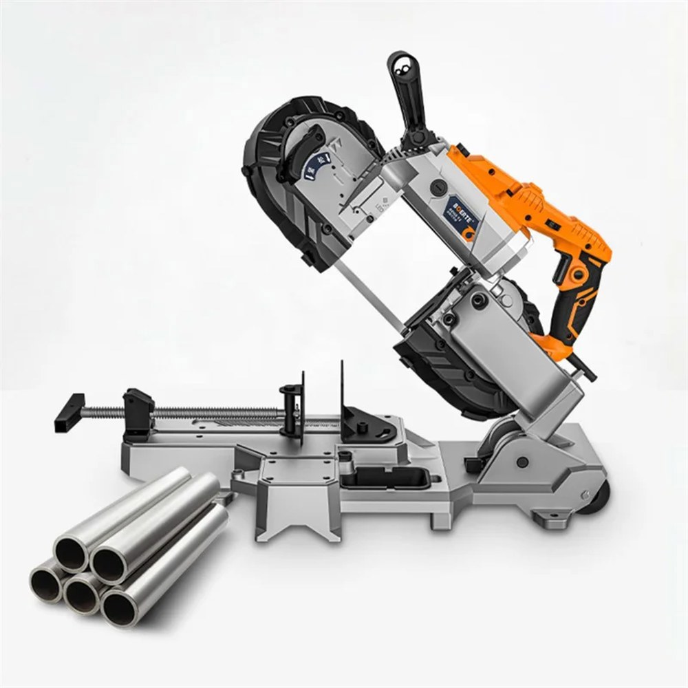 휴대용 띠톱 탈착식 합금강 절단기 밴드쏘 자동 250W Pa <b>age 톱</b>이 달린 벨트 2개