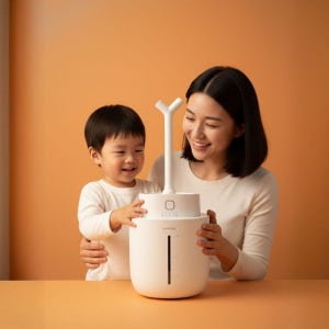 코쿨 코점막보습 가습기 스탠드 아기방 가습기 비염 가습기
