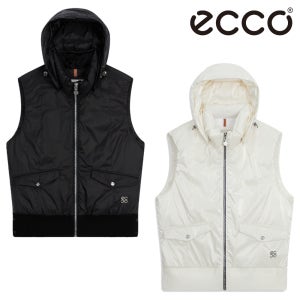 에코 골프웨어 여성 골프 조끼 패딩 탈부착 후드 경량 다운 베스트 시보리 RDCVT2005