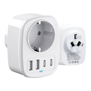 루루미 여행용 멀티 어댑터 호주 뉴질랜드 중국 c타입 돼지코 콘센트