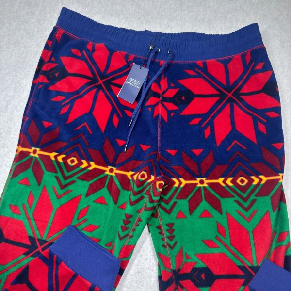 폴로 <b>남성</b> 조거 팬츠 2XL 사이즈 <b>페어</b> 아일 스노우플레이크 스웨트팬츠 크리스마스 5149295