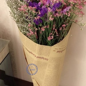 영자신문 포장지 10P 레트로소품 영문레터링 고급포장지