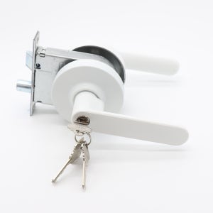 현관문손잡이 5000 WT 화이트 방화문손잡이 현관문고리 현관정