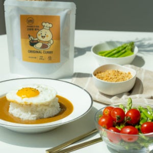 [커리우드] 양파카레 순한맛 강황 혼밥요리 일본카레 유아식 210g, 5개