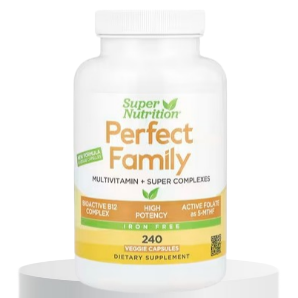 240정 슈퍼뉴트리션 <b>퍼펙트 패밀리</b> 종합 멀티 비타민 비오틴 칼슘 녹색 채소