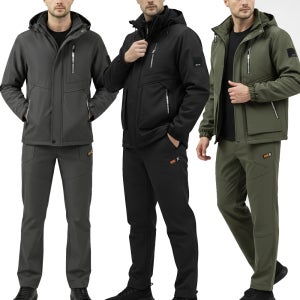 단다니 겨울 남자 작업복 세트 기모 방한복 상의 하의 바지 잠바 점퍼 자켓