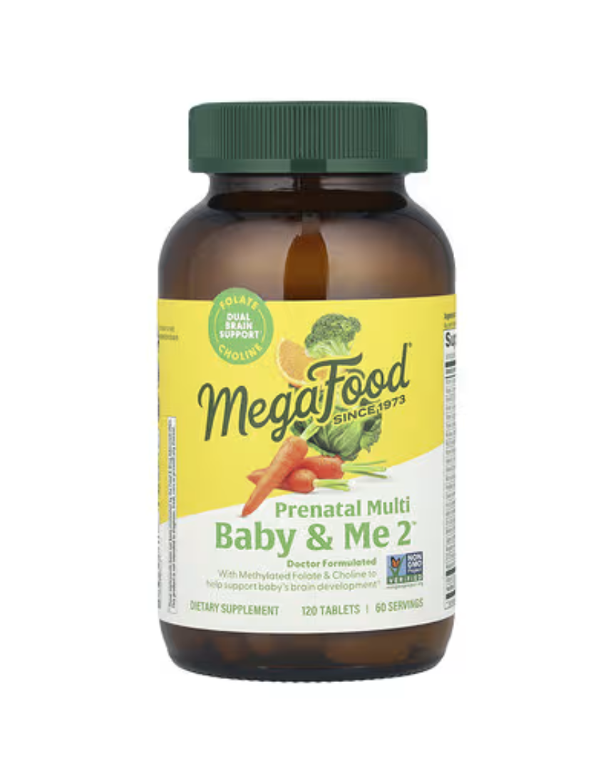 MegaFood Baby &amp; Me 2 프리네이탈 멀티 120정