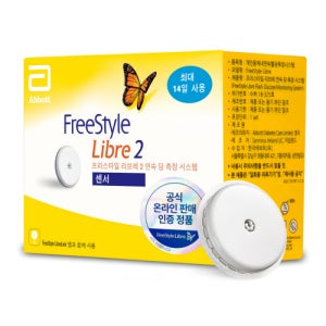 애보트 프리스타일리브레2 연속혈당측정기 센서 싱글 14일 무채혈측정