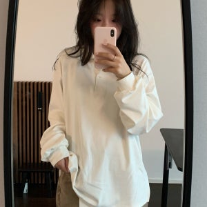 여성 카라티셔츠 루즈핏 티셔츠 봄여름이너티