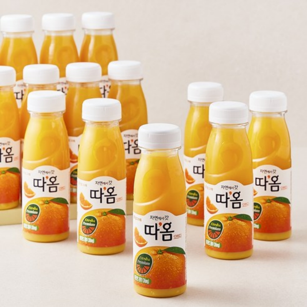 빙그레 자연에서 갓 따옴 오렌지 성분 분석